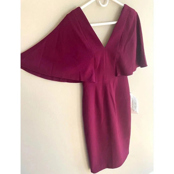 Dress The Population NWT Louisa Flutter Sleeve Dress Size XS - Picture 4 of 12